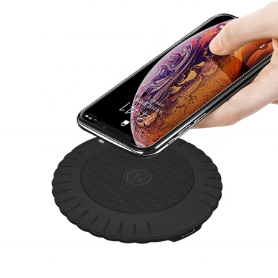 phone QI 5W fast round wireless charger pad Cordless charger