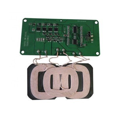 QI standard DIY PCBA three coil compatible  wireless  charging PCBA board